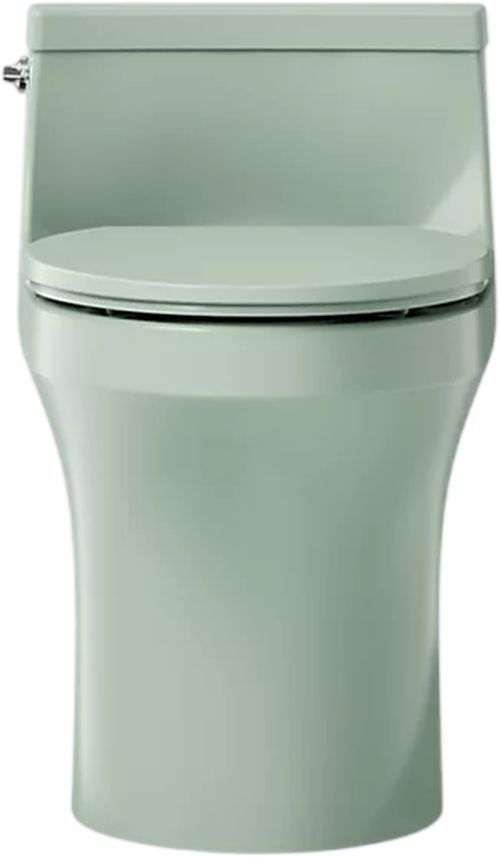 KOHLER® San Souci® Aspen Green 1-Piece Compact Elongated Toilet with Concealed Trapway, 1.28 Gpf-1