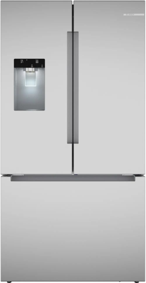 Bosch 100 Series 36 in. 26.0 Cu. Ft. Stainless Steel French Door Refrigerator -0