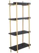 A & B Home Black 4-Tier Shelf-0