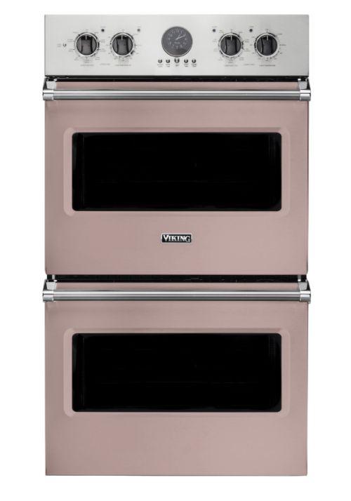 Viking® 5 Series 30" Blush Double Electric Premiere Oven-0