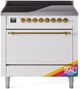 Ilve® Nostalgie II Series 36" Custom RAL Color Pro Style Induction Range-0