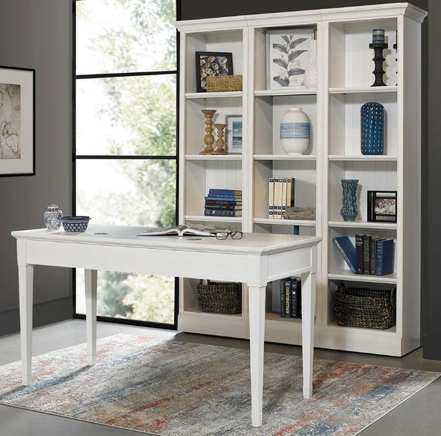 Parker House® Shoreham Effortless White 24" Bookcase-1
