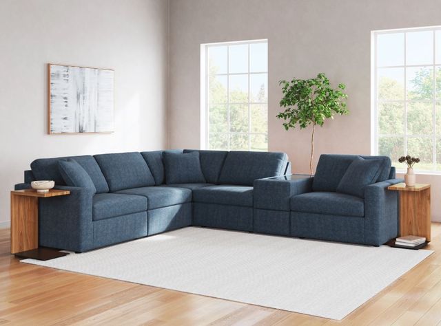 Signature Design by Ashley® Modmax 6-Piece Ink Modular Sectional with Storage Console-1