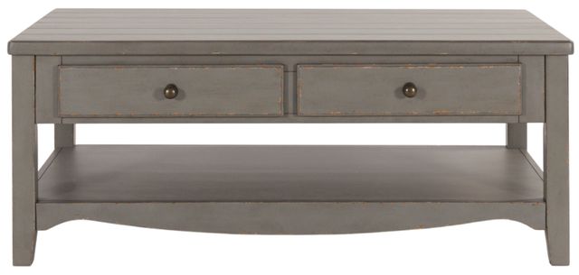 Signature Design by Ashley® Charina Antique Gray Cocktail Table-2