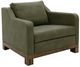 International Furniture Direct Natural Teca Olive Arm Chair-0