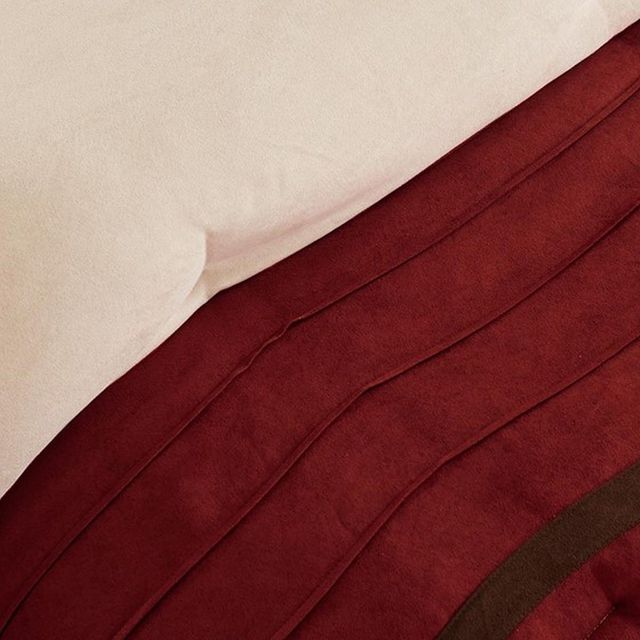 Olliix by Madison Park Red California King Palmer 7 Piece Comforter Set-2