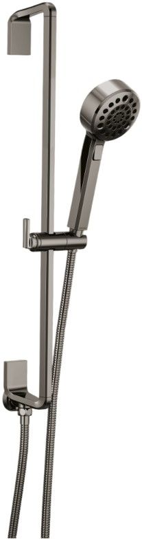 Brizo Levoir® Brilliance® Black Onyx H2OKINETIC® Multi-Function Slide Bar Handshower-0