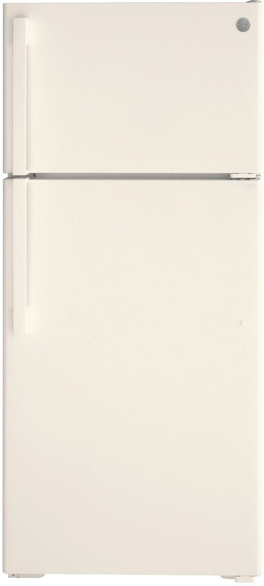 GE® 28" 16.6 Cu. Ft. ENERGY STAR® Bisque Top Freezer Refrigerator-0