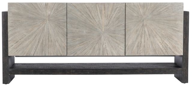 Hooker® Furniture Melange Ground Perspective Gray/Light Natural Credenza-2