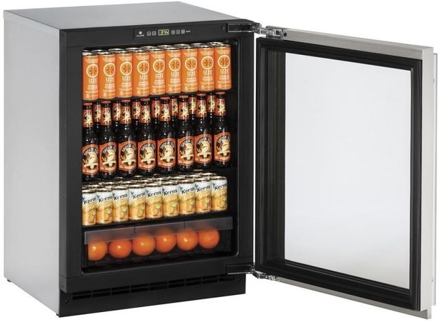 U-Line® 2000 Series 4.9 Cu. Ft. Stainless Steel Beverage Center-2