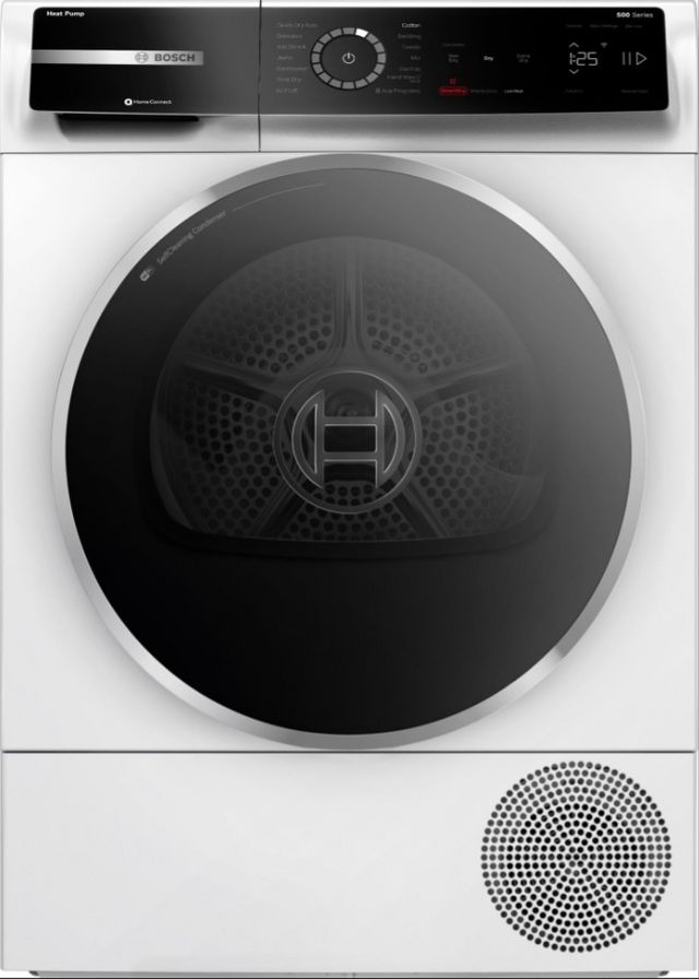Bosch® 500 Series 4.0 Cu. Ft. White Front Load Ventless Electric Dryer-0