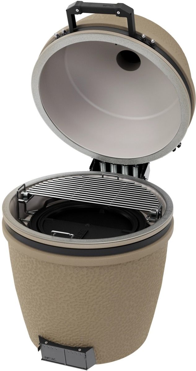 BSTRD® Pro Large Solo 19" Desert Sand Freestanding Charcoal Grill-2