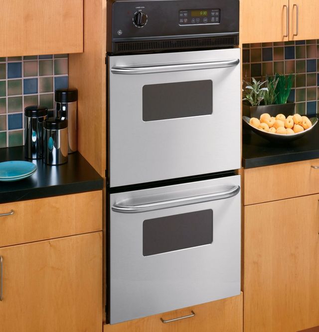 GE® 24" Stainless Steel Electric Built In Double Oven-3