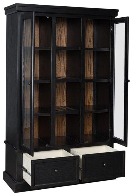Signature Design by Ashley® Greddinton Black/Brown Curio-4