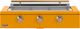 Caliber™ Rockwell Social 3-Burner Saffron Built-In Natural Gas Grill with Gold Hardware-0