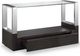 Magnussen Home® Revere Glass Top Sofa Table with Graphite Base-1