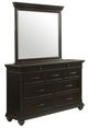 Elements International Slater 4-Piece Black King Platform Bedroom Set-4