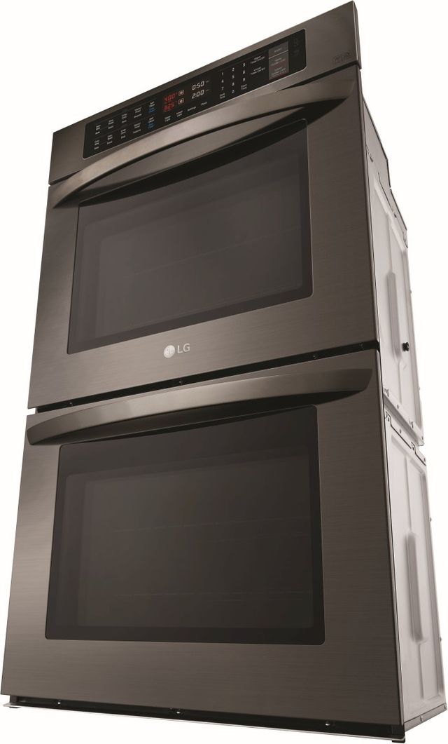 LG 30" Black Stainless Steel Double Electric Wall Oven-2