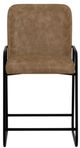 International Furniture Direct Seating Black/Cognac Bar Stool-2