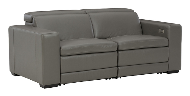 Signature Design by Ashley® Texline 3-Piece Gray Power Reclining Sofa-1