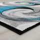 Furniture of America® Niksar Turquoise 5'x7' Area Rug-5