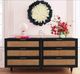 TOV Furniture Sierra Black 60" 6-Drawer Dresser-1