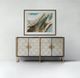 Hooker® Furniture Melange Dark Wood/Matte Gold Classic Credenza-1