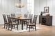 TEI Shelton Jacobean/Rustic Burnt Ginger Dining Table-4