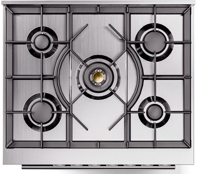 Ilve® Professional Plus II Series 30" Stainless Steel Pro Style Dual Fuel Range-3
