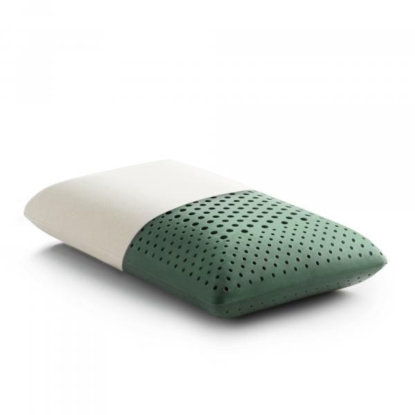 Malouf® Queen Zoned Dough™ + CBD Oil Mid Loft Pillow-0