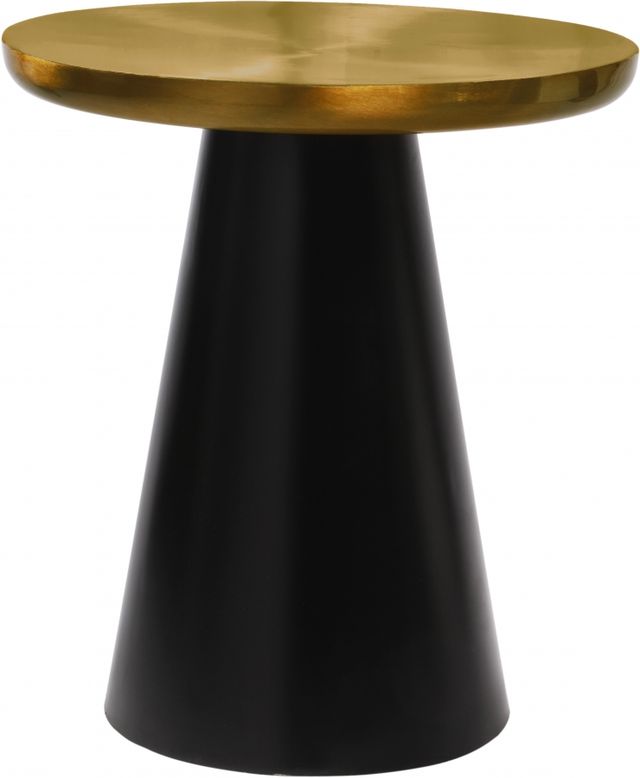 Meridian Furniture Martini Gold/Black End Table-0