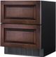 Summit® 27" Panel Ready Refrigerator Drawers-2