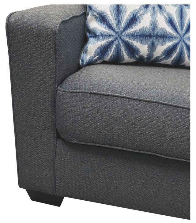 Benchcraft® Kiessel Nuvella® Steel Loveseat-3