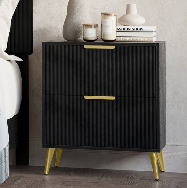 New Classic® Home Furnishings Kailani Black Nightstand-1