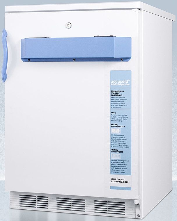 Accucold® by Summit® MED2 Series 5.5 Cu. Ft. White Compact Refrigerator-1