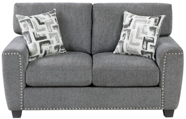 Homelegance® Isabel Dark Gray Loveseat-2