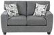 Homelegance® Isabel Dark Gray Loveseat-2