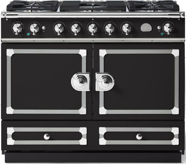 La Cornue CornuFé 110 43" Matte Black Pro Style Dual Fuel Range-0
