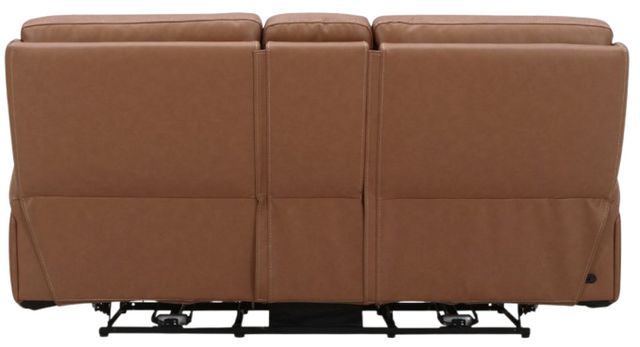 Liberty Furniture Bennett Butternut Leather Power Reclining Loveseat with Console-2