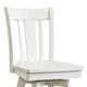 John Thomas Furniture® Hampton San Remo Pure White Counter Swivel Stool-1