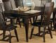 Handstone Customizable Phillipe Buxton Cherry 48x72 Harvest  Leg Table with 3x12" Leaf's-0