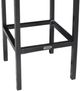 CabanaCoast® Customizable Mission Cast Aluminum Outdoor Backless Bar Stool-2