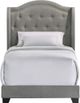 Intercon Rhyan Smoke Youth Twin Upholstered Panel Bed-2
