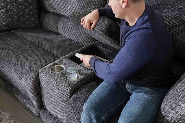 Catnapper® Burbank 6-Piece Smoke Lay Flat Reclining Sectional-2