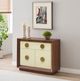 Coast2Coast Home™ Shelburne Cream/Walnut Cabinet-1