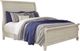 Liberty Furniture Farmhouse Reimagined 4-Piece Antique White/Chestnut King Sleigh Bedroom Set-1