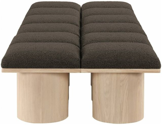 Meridian Furniture Pavilion 12-Piece Brown/Natural 108" Modular Bench Set-2
