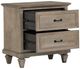 Magnussen Home® Lancaster Dovetail Gray 2-Drawer Nightstand-4