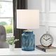 Stylecraft Clear Blue Table Lamp-4