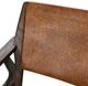 Dovetail Furniture Dania Antique Light Brown/Medium Brown Occasional Chair-5